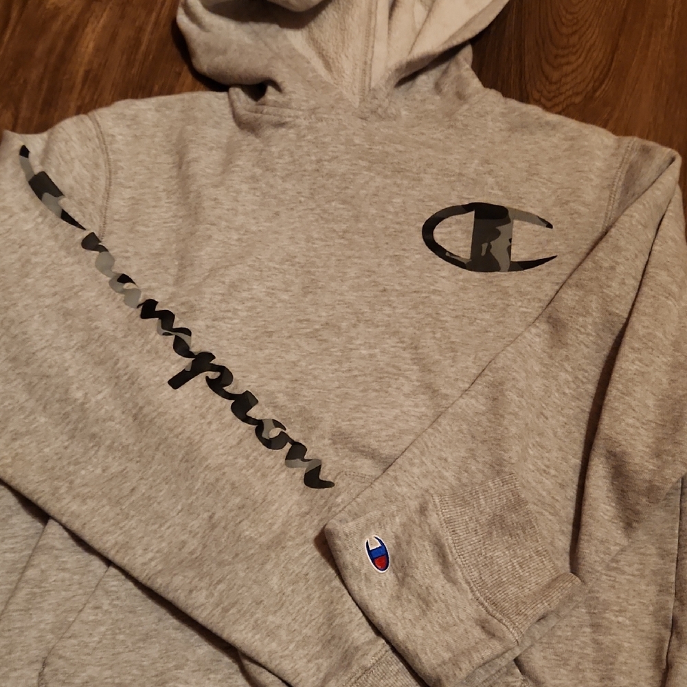 C9 by Champion Gray Sweatshirt Athletic Casual Wear